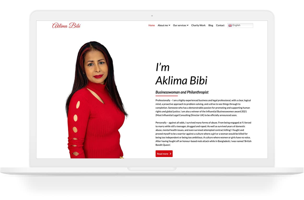 Aklima Bibi website