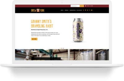 Brew York Website Design